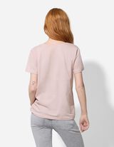 Majica kratkih rukava - Sjajni print - ljubicasta