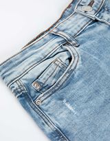 Džínsy - Účinky prania - svetlomodra