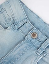 Farmernadrág - Strasszokkal - vilagoskek