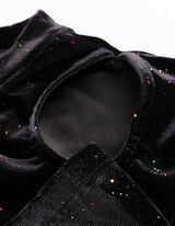 Hosszú ujjú felső - Kivágások - fekete