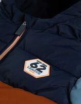 Steppjacke - Color-Blocking - dunkelblau