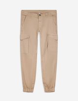 Cargo nohavice - Twill - bezova