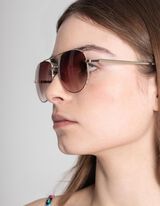 Pilotinių akinių - veidrodinė - varinis