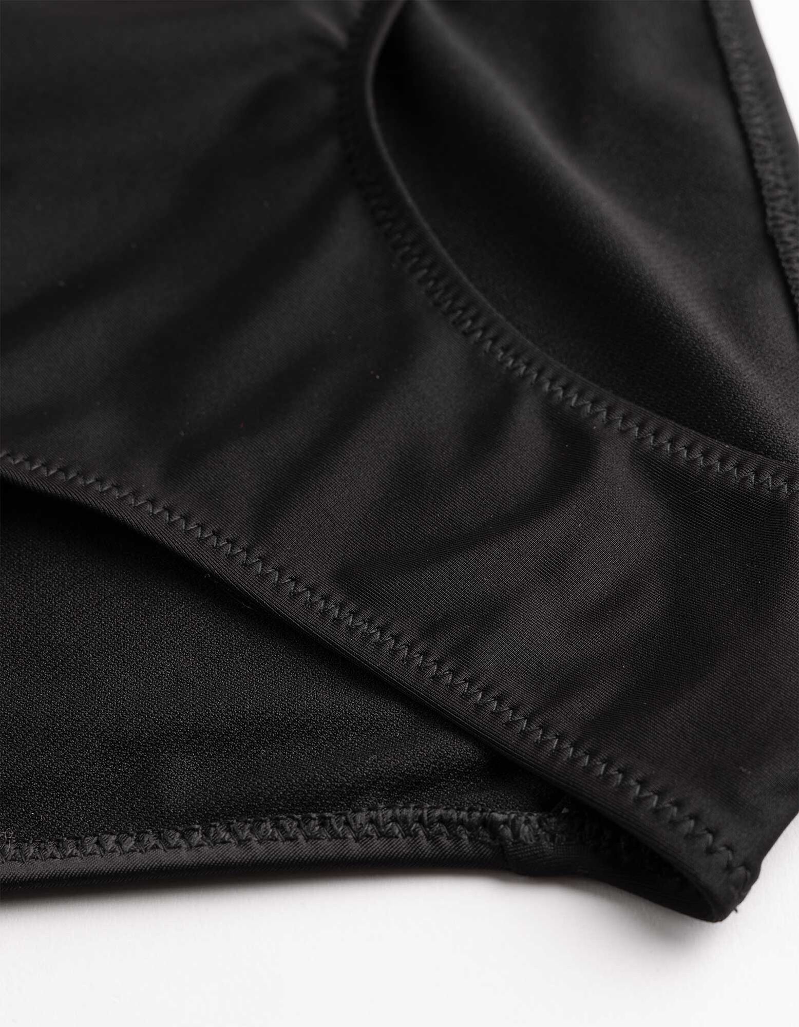 Slip de bikini - Unicolore - Noir