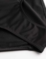 Slip de bikini - Unicolore - Noir