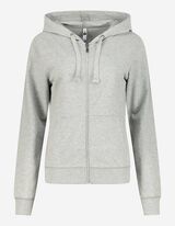 Sweatvest - Capuchon - grijs