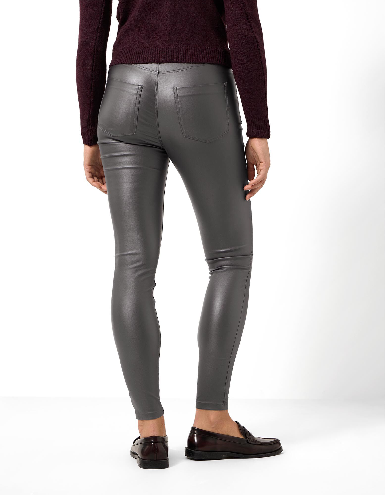Hose - Skinny Fit - Grau