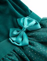 Haljina - Somot - tamno-zelena