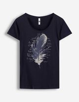 T-Shirt - Print - dunkelblau