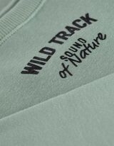 bluza - nadruk - zielony