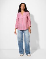 Bluse - Dreiviertelärmel - rosa