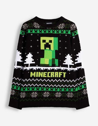 Trui - Minecraft - Zwart