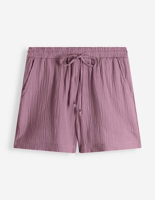 Shorts - Musselin - lila