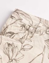 Caprihose - Twill - wei&szlig;