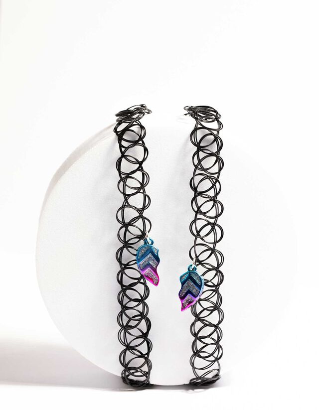Choker - Hanger - pink