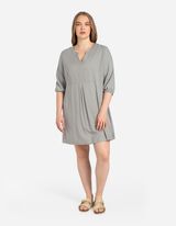 Bluza-haljina - Viskoza - tamno-zelena