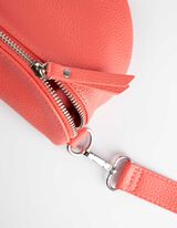 Borsetă - Efect de piele - Rosu deschis