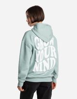 Hoodie - R&uuml;ckenprint - gr&uuml;n