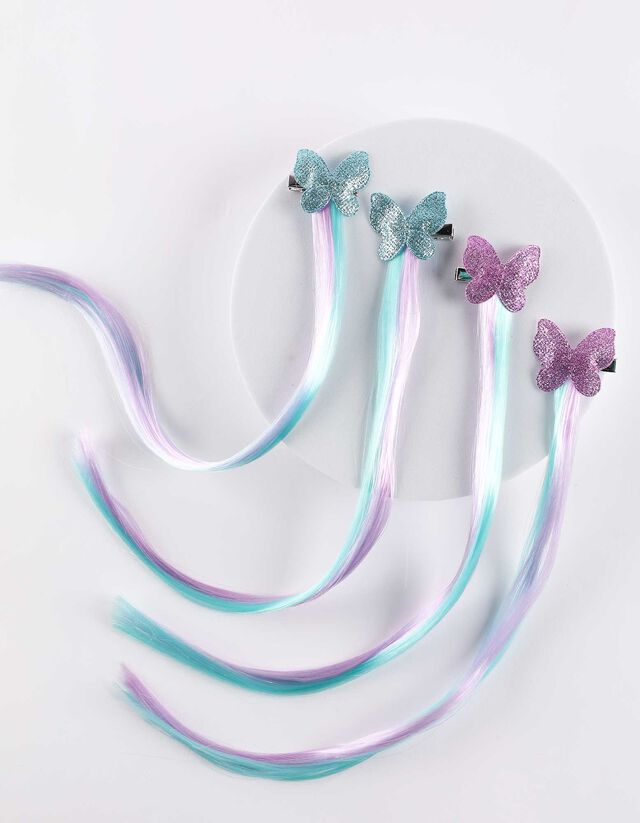 Accessori capelli - Confezione da 4 pezzi - turchese