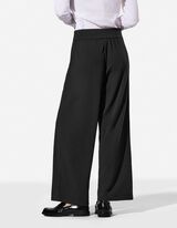 Culotte - Webstoff - schwarz