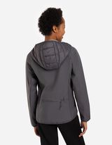 Dygsniuota striukė - Atstumia vandenį - tamsiai pilkas