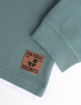 Longsleeve - Dubbellaagse look - donkergroen