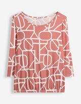 Longsleeve - Print all-over - wit