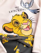 Souprava UV trička a UV kalhot - Lv&iacute; kr&aacute;l - b&eacute;žov&aacute;