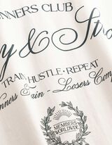 T-Shirt - R&uuml;ckenprint - wei&szlig;