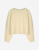 Trui - Oversized fit - lichtgeel