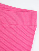 Biciklističke hlače - Rebrasta struktura - pink