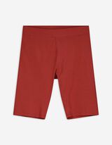 Radlerhose - einfarbig - dunkelrot