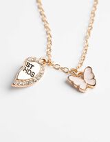 Collana di amicizia - Confezione doppia - oro