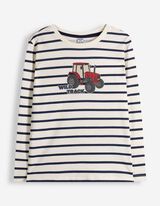 Maglia a manica lunga - Righe - blu