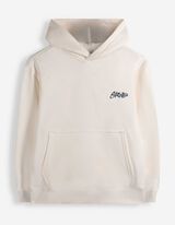 Hoodie - 3D-Applikation - Off-White