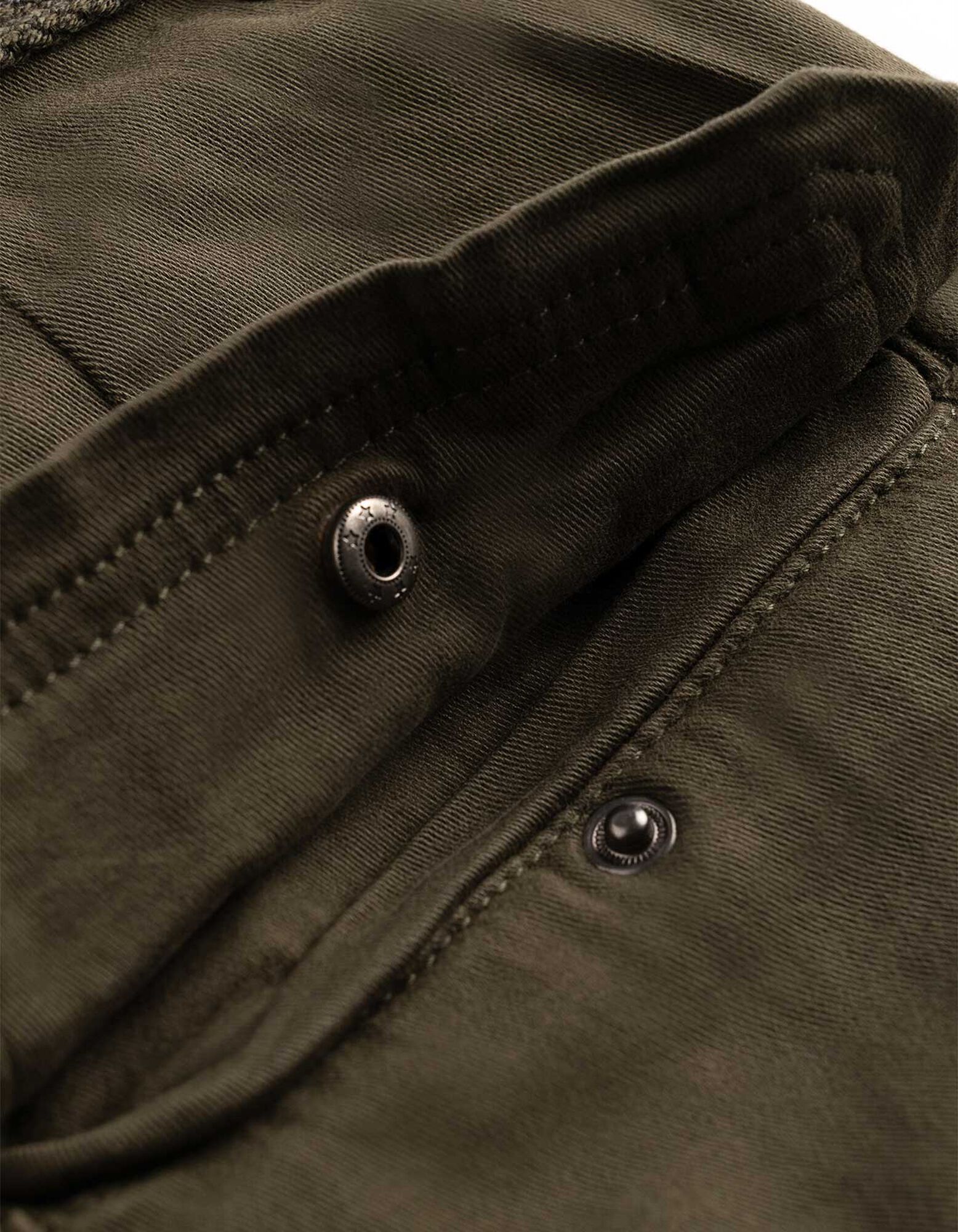 Pantalon cargo - Ceinture - vert fonc&eacute;