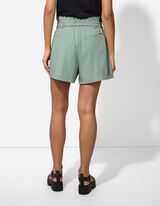 Kratke hlače - High Waist - tamno zelena