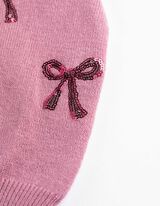 Čepice - Aplikace z flitrů - lila