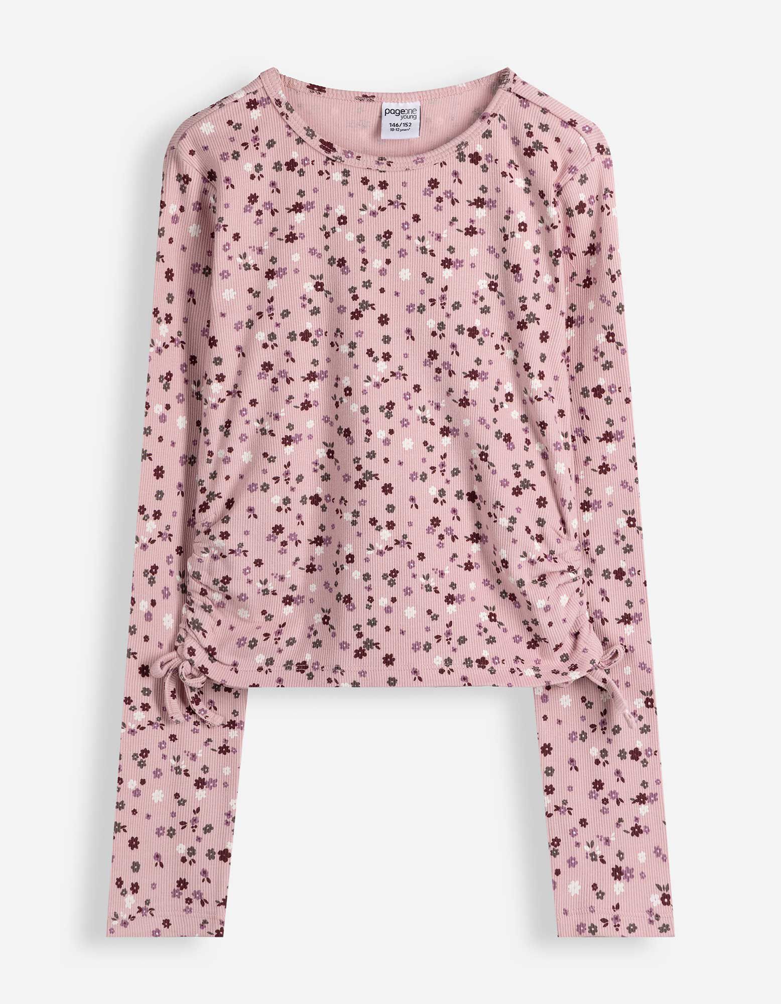 Longsleeve - Ribtricot - Roze