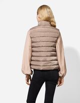 Steppweste - einfarbig - hellbraun