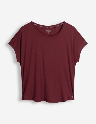 T-Shirt - Atmungsaktiv - Dunkelrot