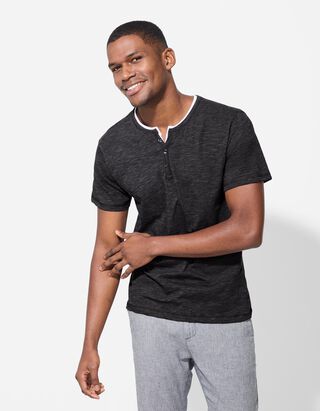 T-Shirt - Regular Fit - dunkelgrau