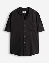 Hemd - Viskose - schwarz