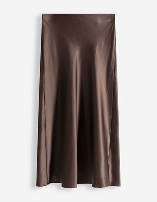 Rock - einfarbig - dunkelbraun