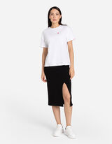 T-shirt - Maniche con risvolti fissi - bianco