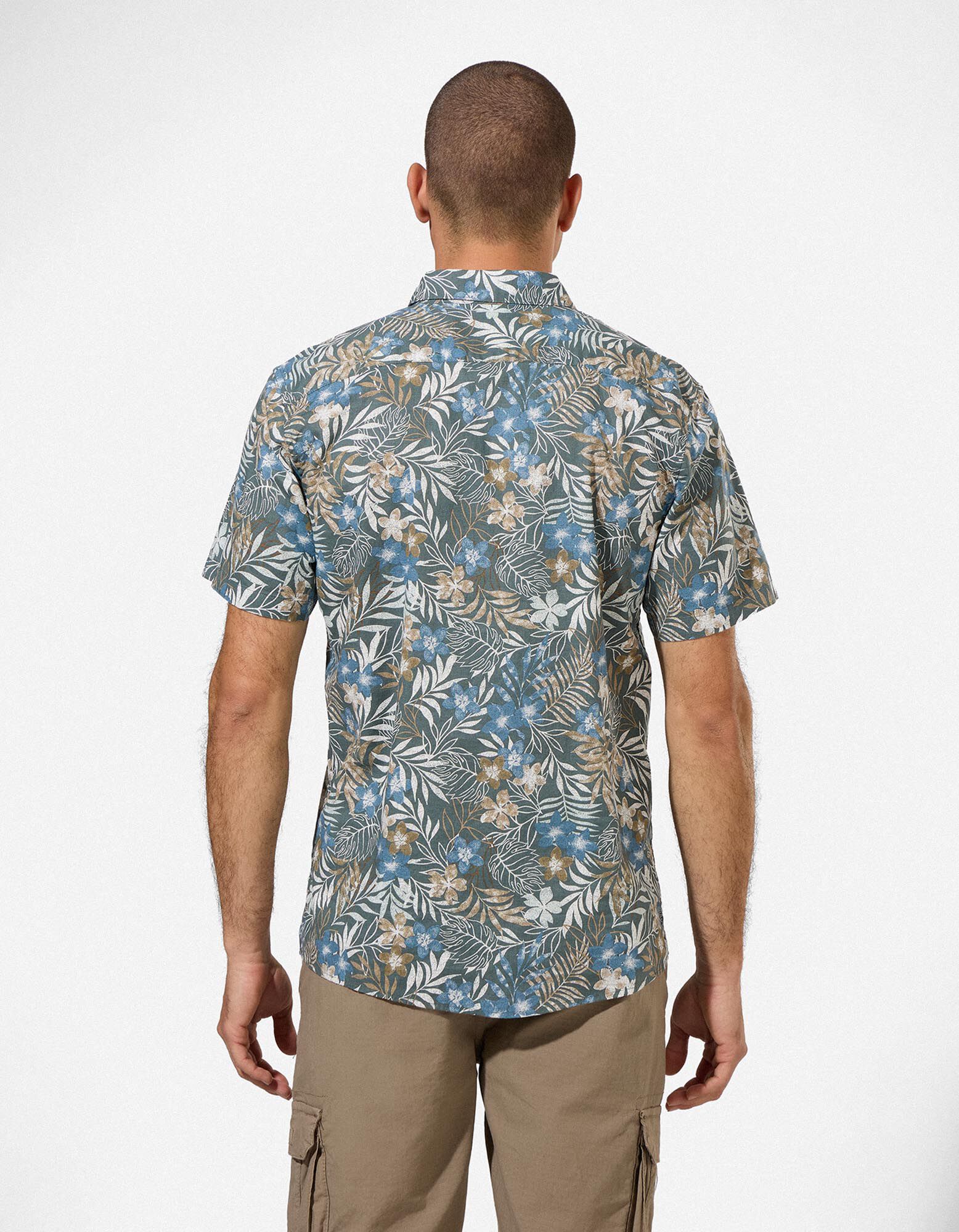 Hemd - Leinen-Mix - hellgr&uuml;n