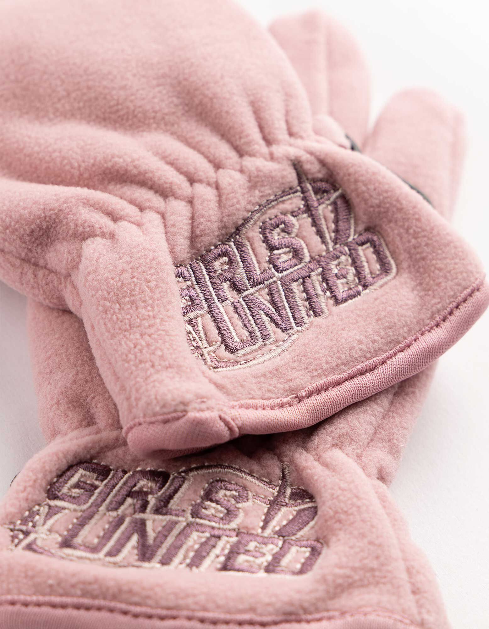 Handschuhe - Stickereien - Rosa