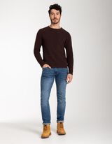 Pullover - Estremit&agrave; arrotolate - marrone