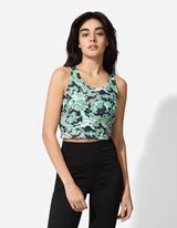 Top cropped - Morbido al tatto - nero