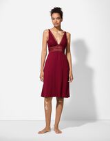 Negližé - tmave cervená